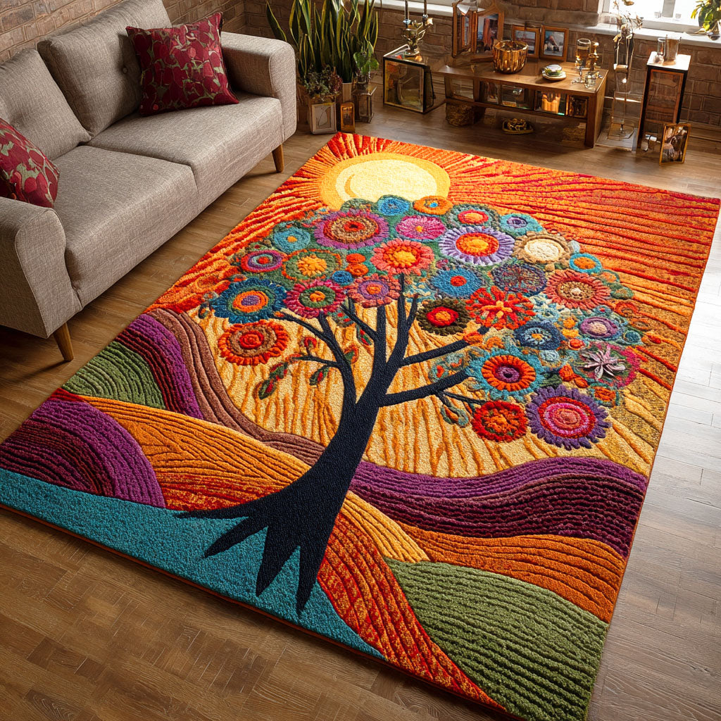 Eternal Roots Area Rug Dining Table Decor Tree Of Life Themed Gifts