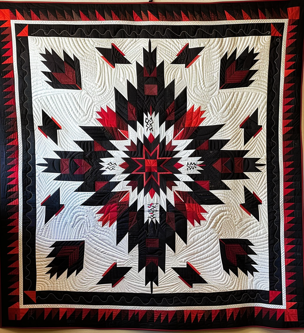 Eternal Spirit Quilted Blanket Native American Indian Gifts