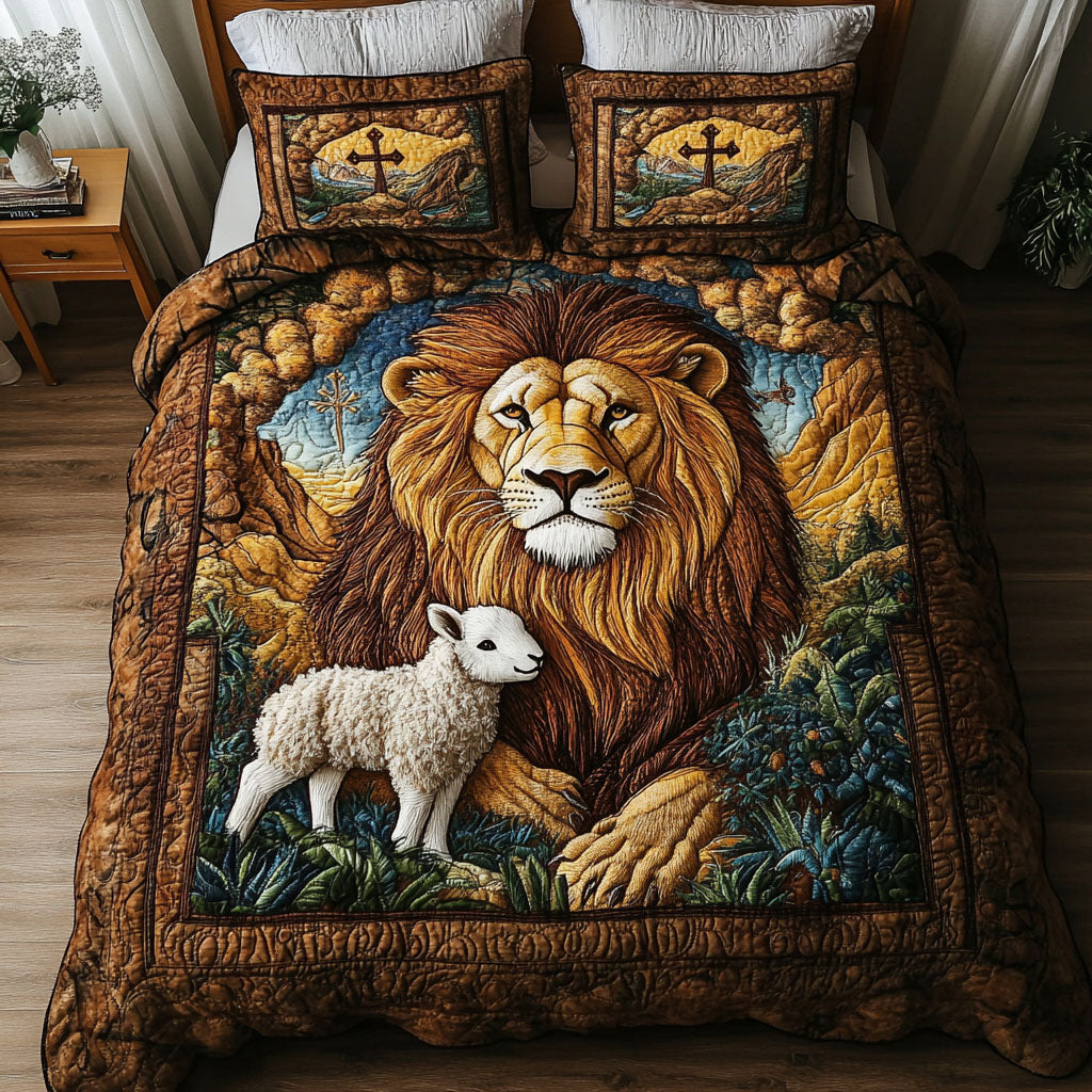 Eternal Strength Quilted Bedding Set Best Comforter Sets Best Christian Christmas Gifts