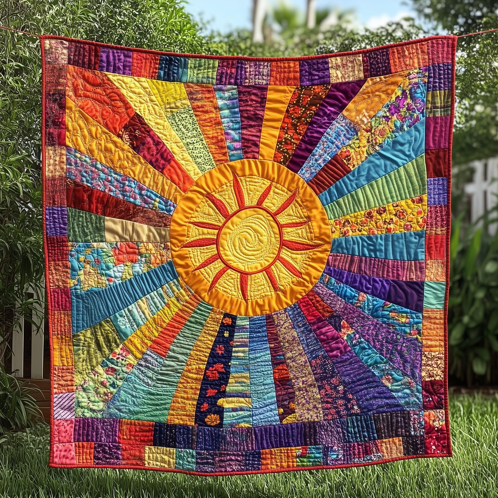 Eternal Sunshine Quilted Blanket Couch Throw BlanketGifts For Hippie Girlfriend