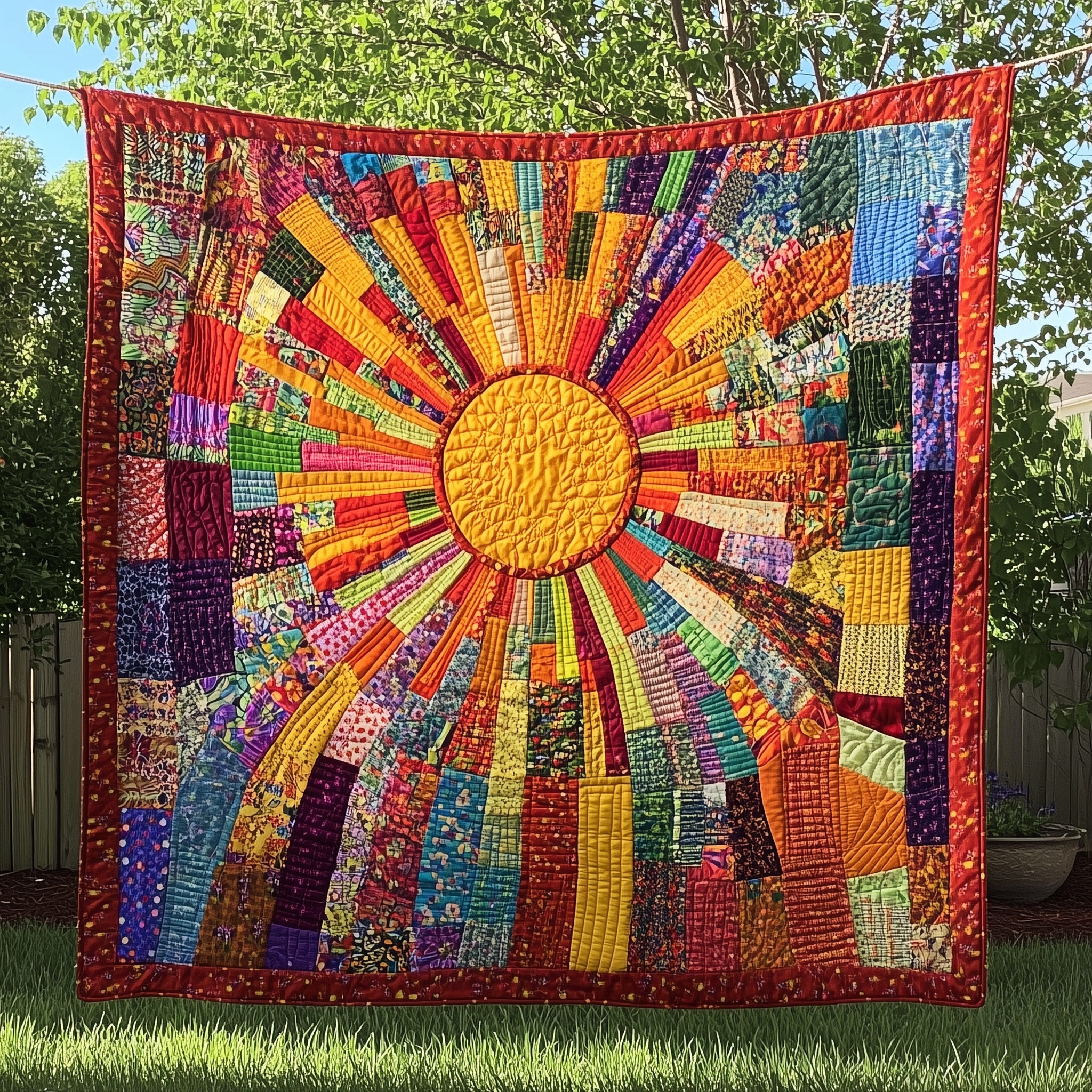 Eternal Sunshine Quilted Blanket Couch Throw BlanketWedding Gifts For Hippies