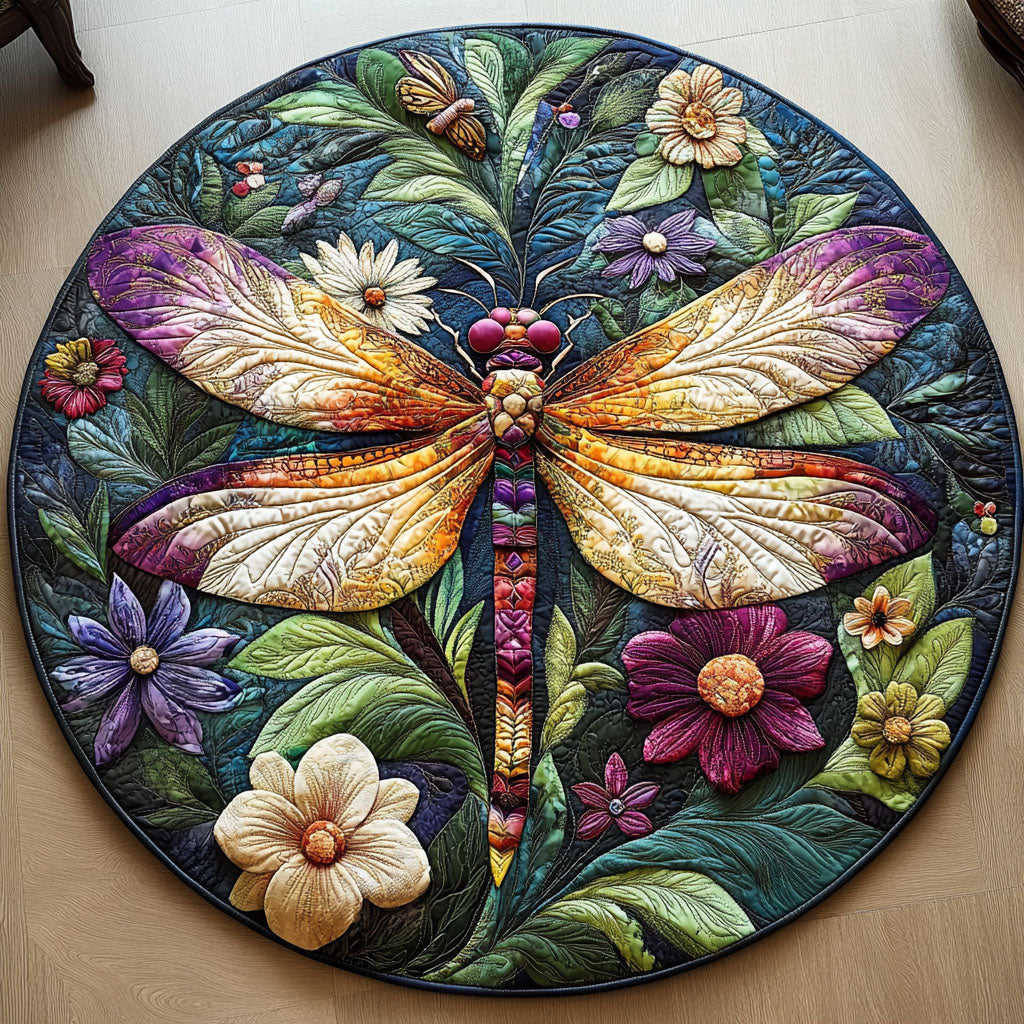 Ethereal Garden Quilted Round Mat Christmas Entryway Decor Best Christmas Gift For A Farmer