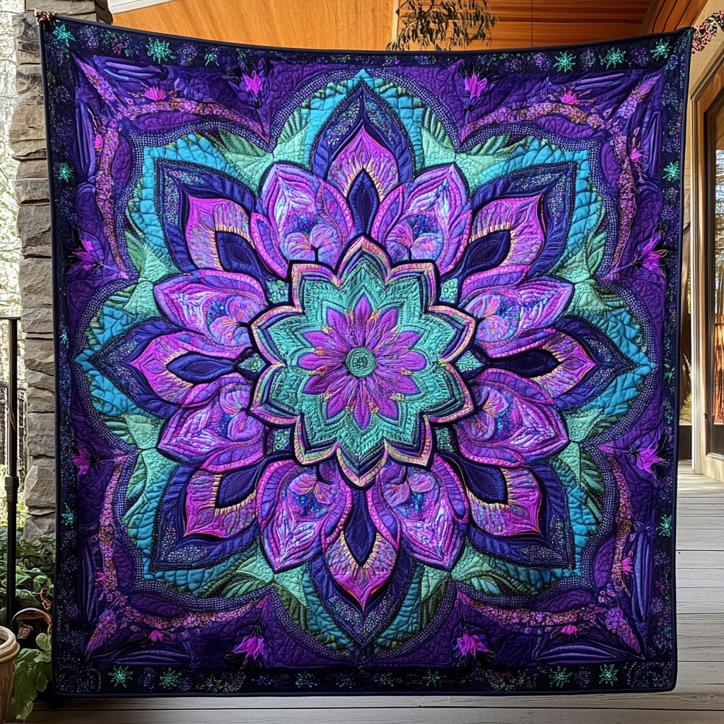 Ethereal Radiance Quilted Blanket Best Christmas Gifts