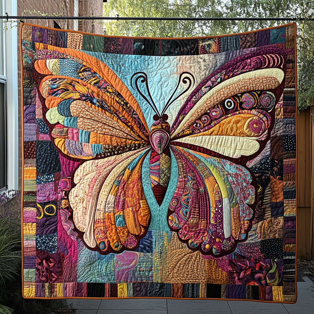 Ethereal Wings Quilted Blanket Butterfly Gifts For Ladies