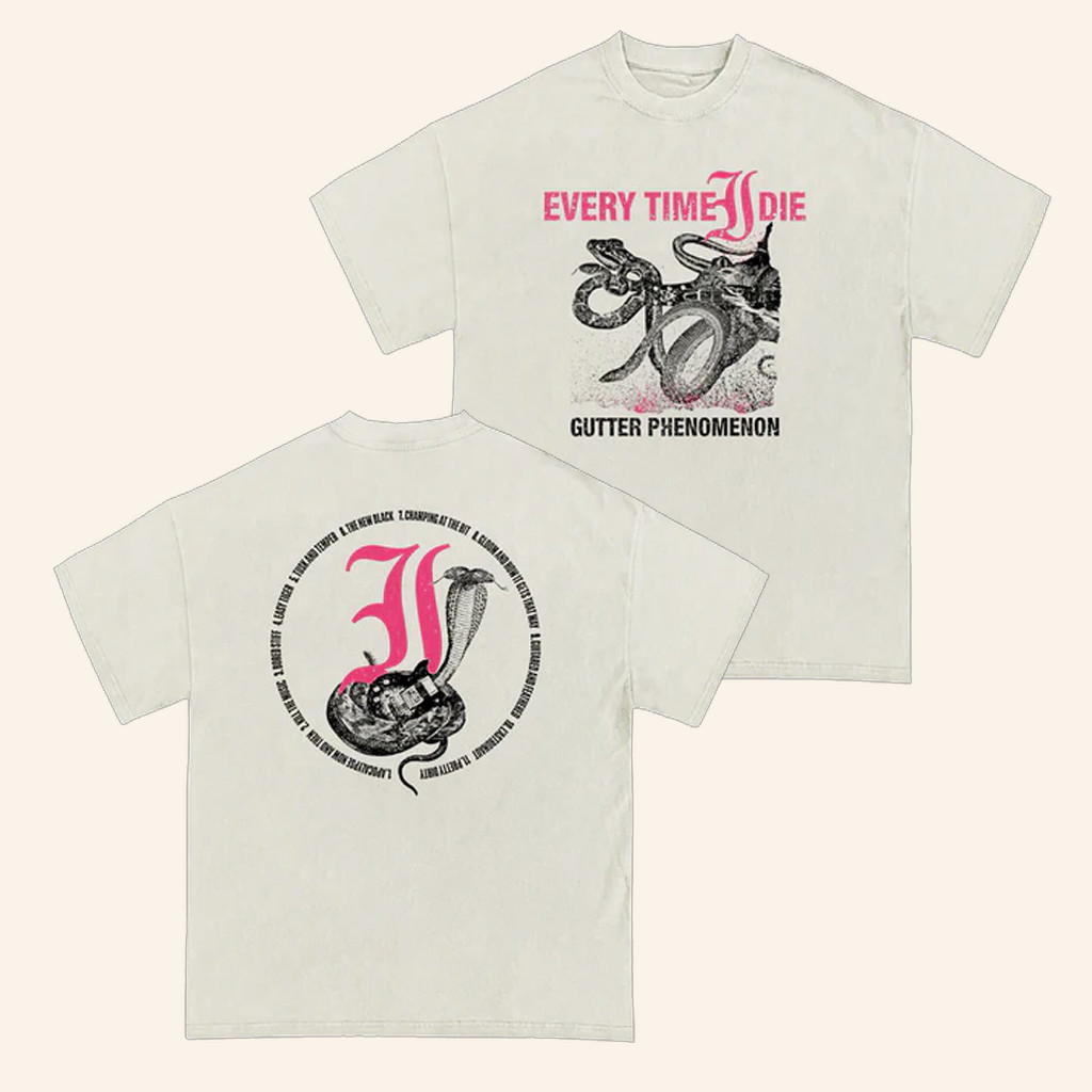 ETID Merch Gutter Phenomenon Cover T-Shirt Every Time I Die Shirt Gifts For Fans