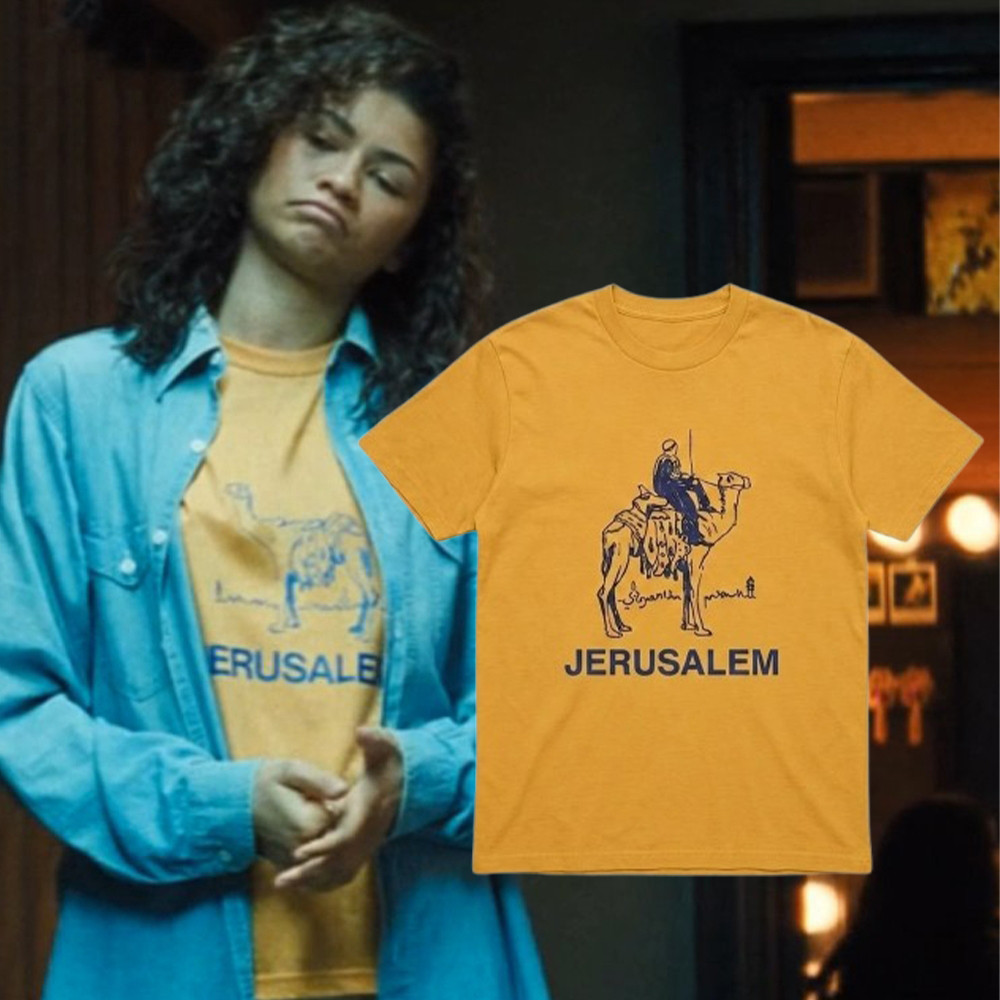 Euphoria Season 3 Zendaya Rue Jerusalem T-Shirt Euphoria Shirt Cool Gift For Girlfriend