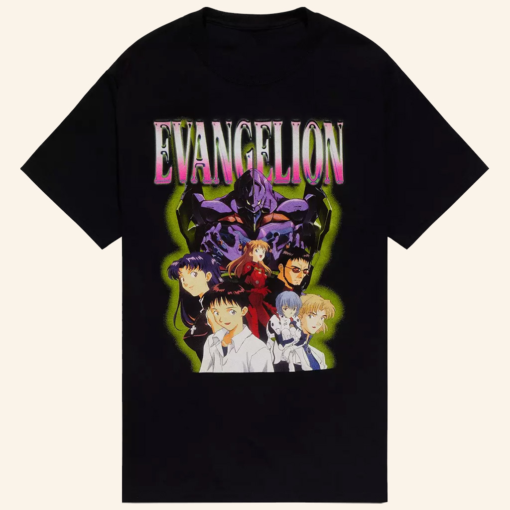 Evangelion Merch Evangelion Characters T-Shirt Cool Gifts For Anime Lovers