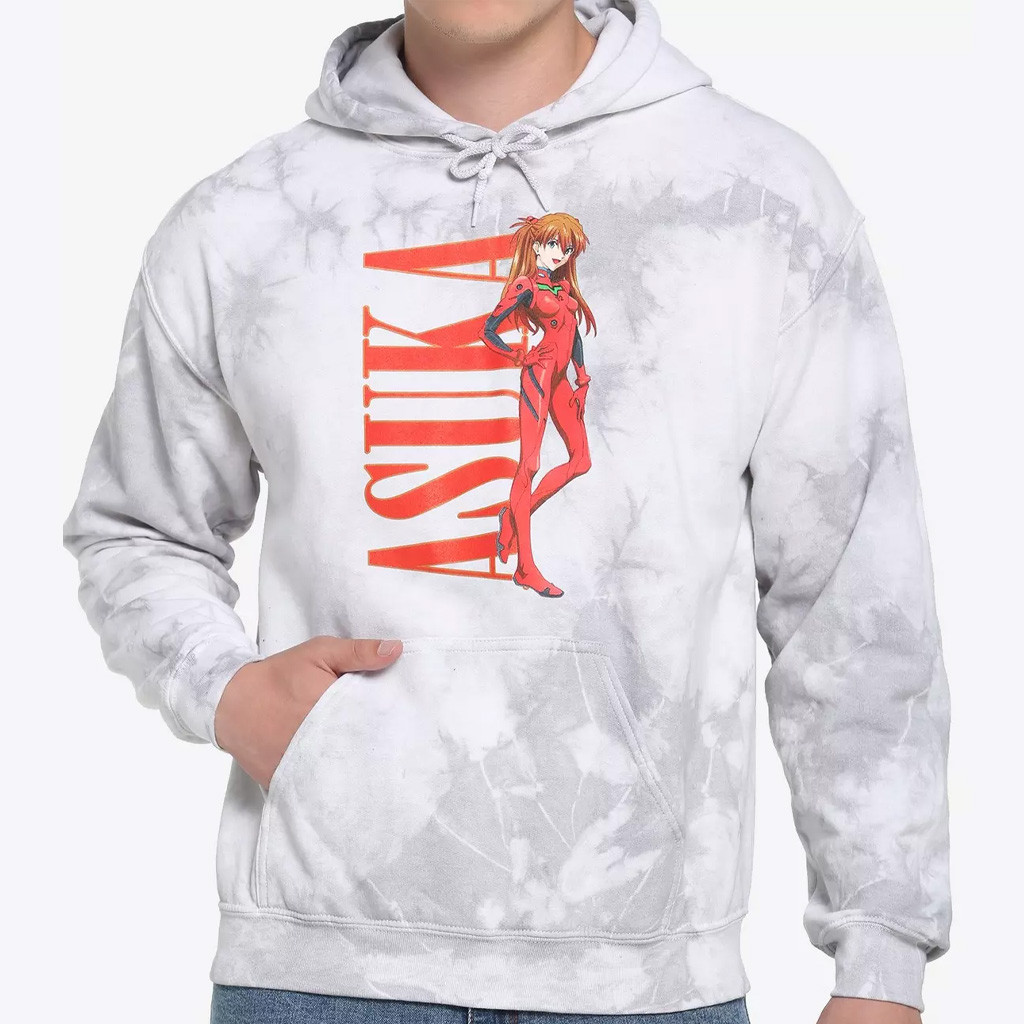 Evangelion Merch Neon Genesis Evangelion Asuka Sohryu Hoodie Best Anime Fan Gifts