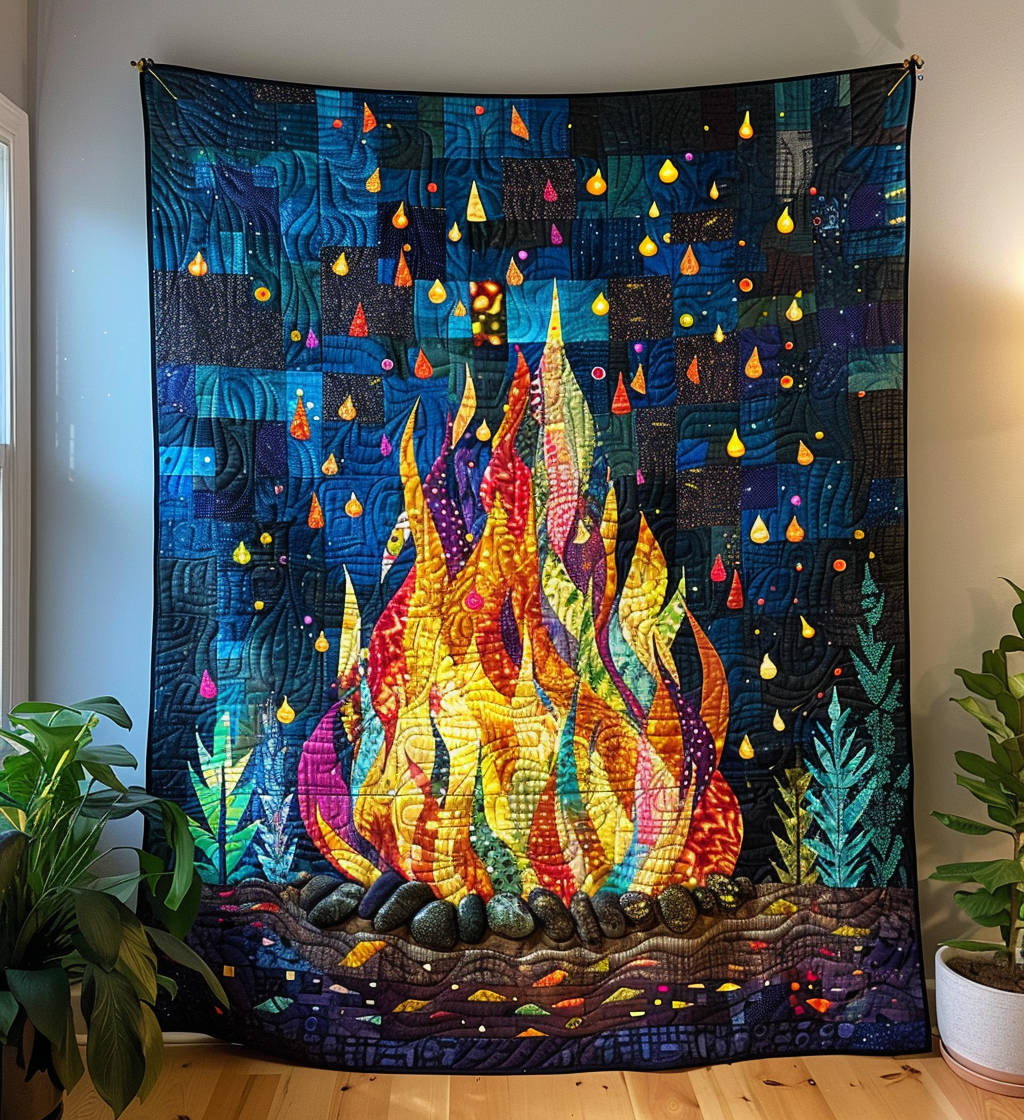 Evening Glow Quilted Blanket Gifts For Camping Lovers