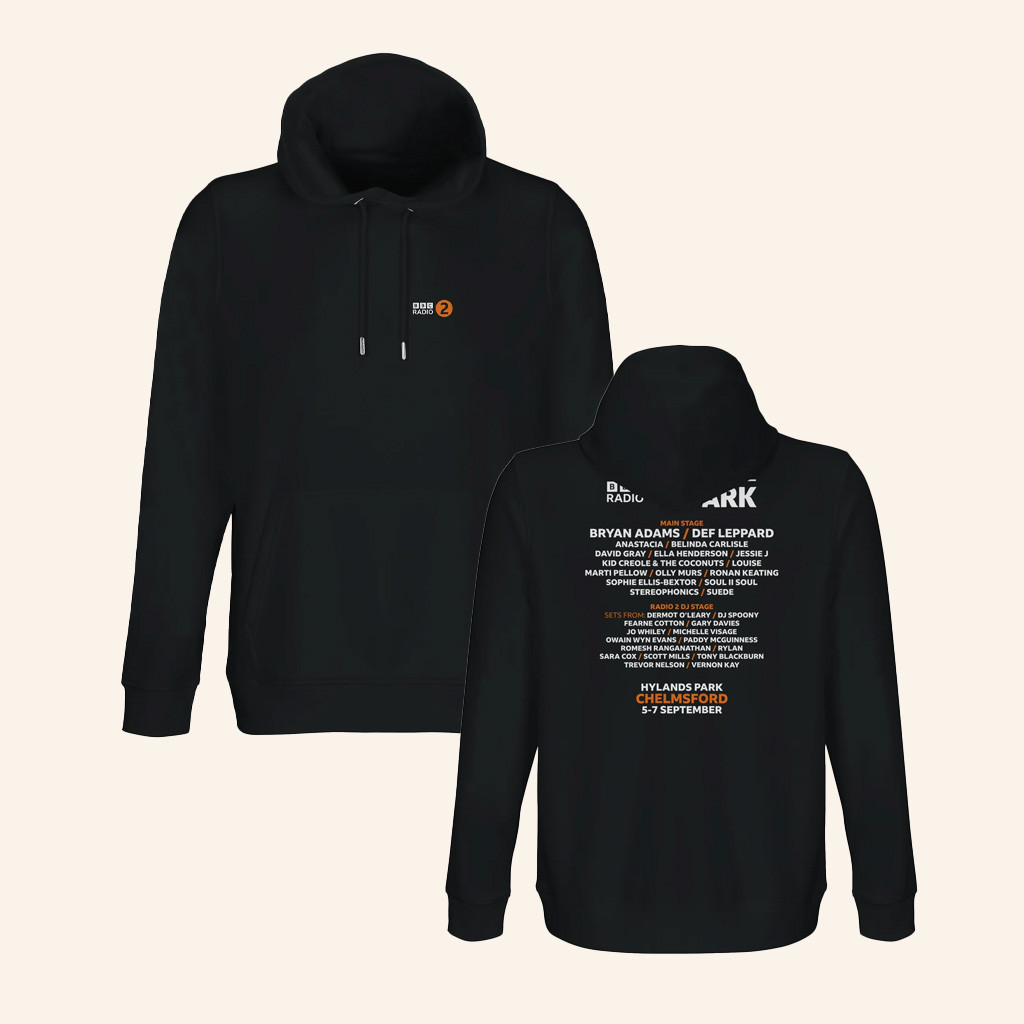 Event-Merchandise Merch Bbc Radio 2 In The Park 2025 Black Hoodie Gifts For Him Event-Merchandise Merch Bbc Radio 2 In The Park 2025 Black Hoodie Gifts For Him