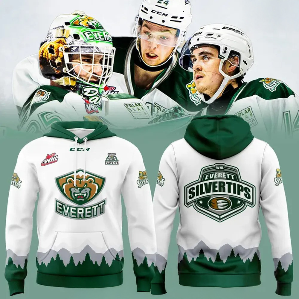 Everett Silvertips WHL Playoffs 2025 Hoodie Great Gifts For Hockey Fans