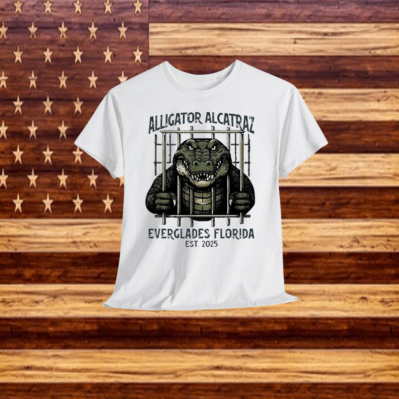 Everglades Florida Alligator Alcatraz Shirt Funny Alligator Shirt Present For Husband