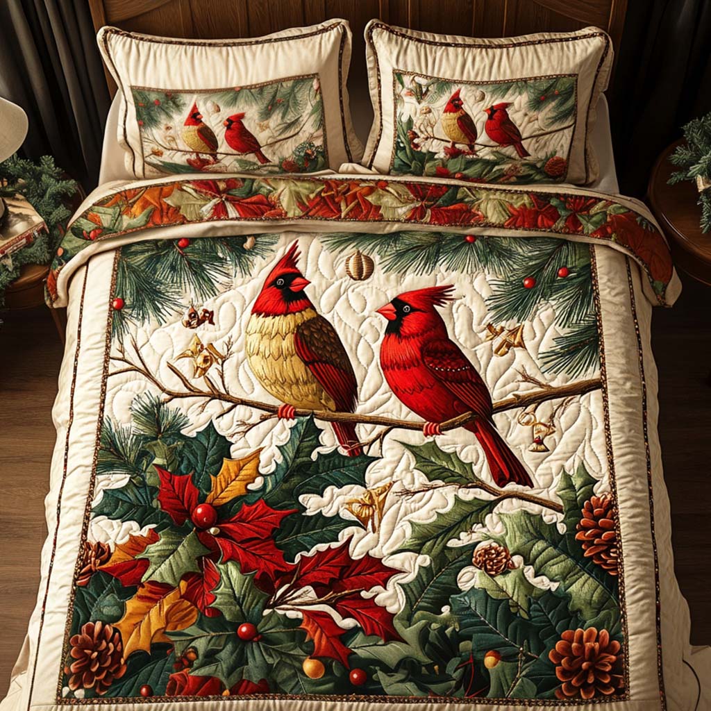 Evergreen Companions Quilted Bedding Set Bedroom Sets Queen Things To Get Your Wife For Christmas