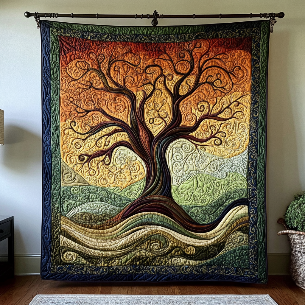 Evergreen Essence Quilted Round Mat Home Front Door Design Best Christmas Gifts For Your Wife