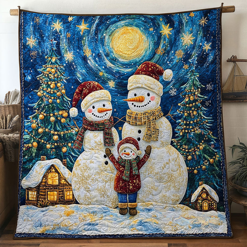 Evergreen Star Snowman Quilt Blanket Throw Blankets For Couch Christmas Presents For Christians