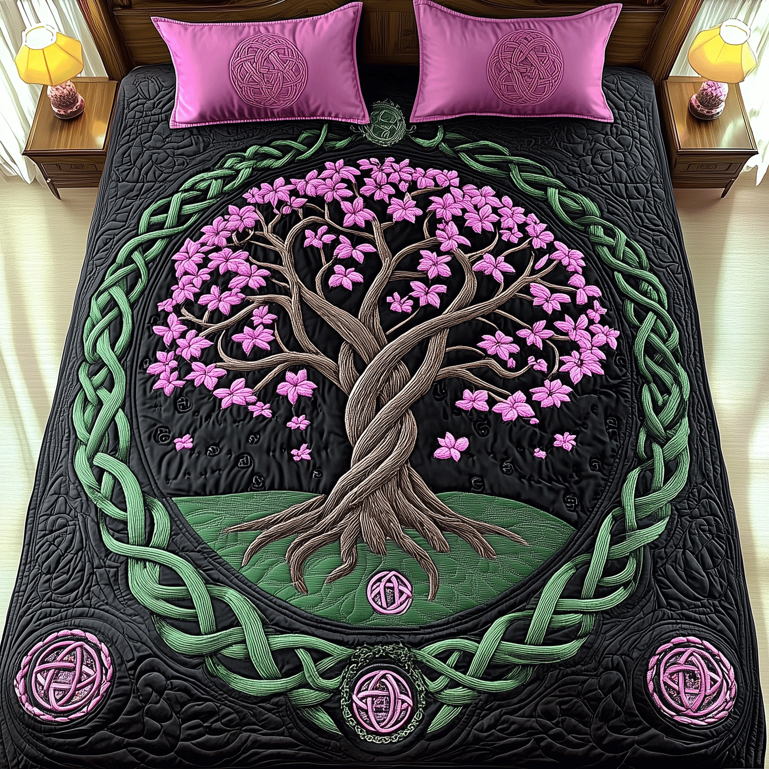 Everlasting Life Quilted Bedding Set Stylish Bedding Merch Gift for Home Lovers