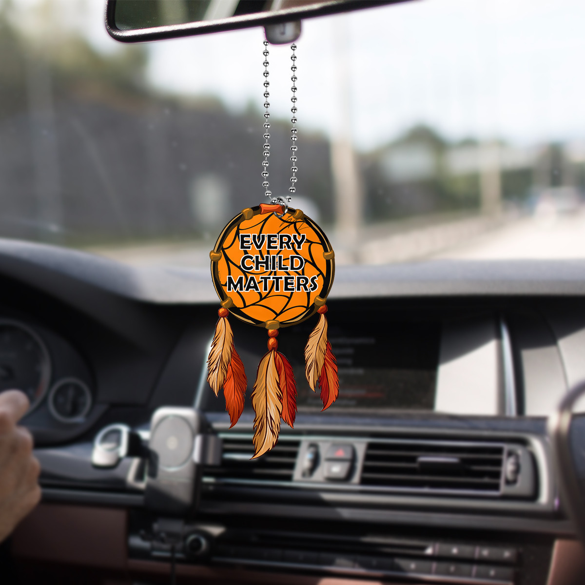 Every Child Matters Car Ornament Orange Day Canada Rear View Mirror Ornaments