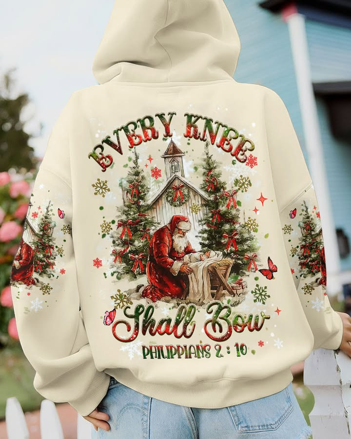 Every Knee Shall Bow Hoodie Christmas Hoodies Womens Gifts For Girlfriend Every Knee Shall Bow Hoodie Christmas Hoodies Womens Gifts For Girlfriend