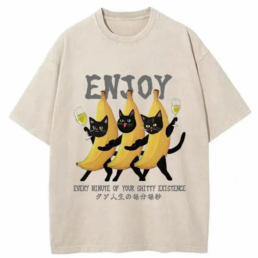 Every Minute Of Your Life Sucks Washed T-Shirt Retro Humor Graphic Top Gifts For Brother