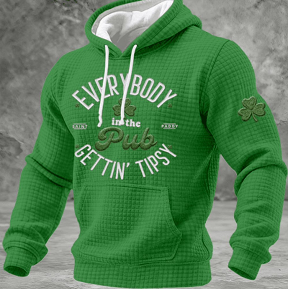Everybody In The Pub Gettin Tipsy Hoodie St Paddys Day Apparel Gift For Husband