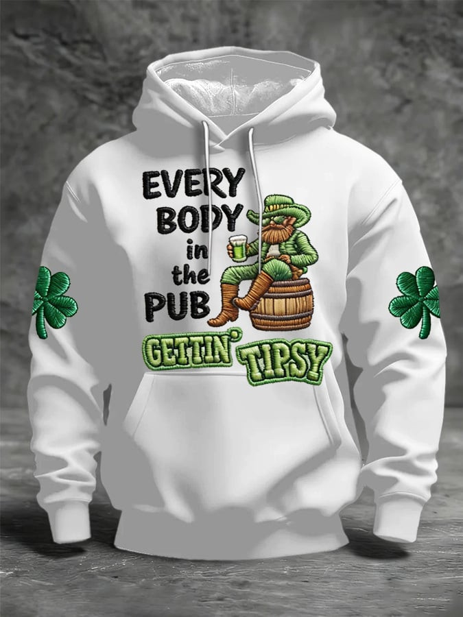 Everybody In The Pub Gettin Tipsy Hoodie St Patricks Outfit Great St Patrick's Gift Ideas