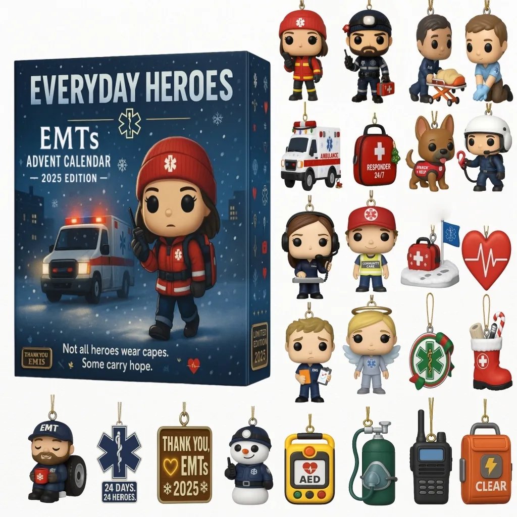 Everyday Heroes Emts Advent Calendar 2025 24 Day Advent Calendar Xmas Gift Ideas