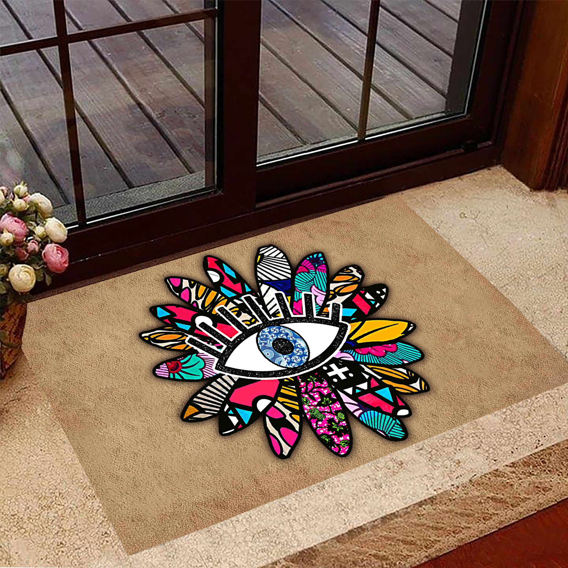Evil Eye Doormat Evil Eye Door Mat Indoor Home Decorations Housewarming Gift Ideas