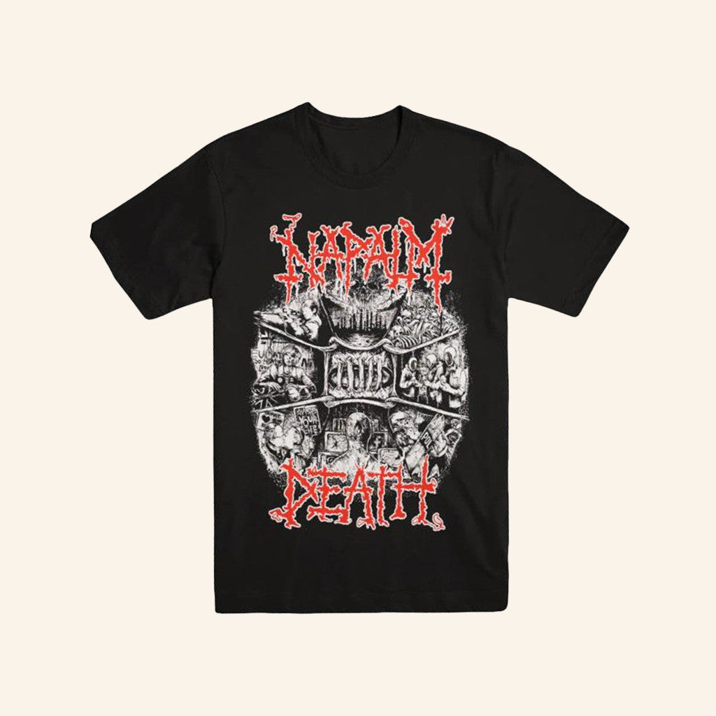 Evil Greed Merch Napalm Death Coded Smears T-Shirt Gifts For Besties Evil Greed Merch Napalm Death Coded Smears T-Shirt Gifts For Besties