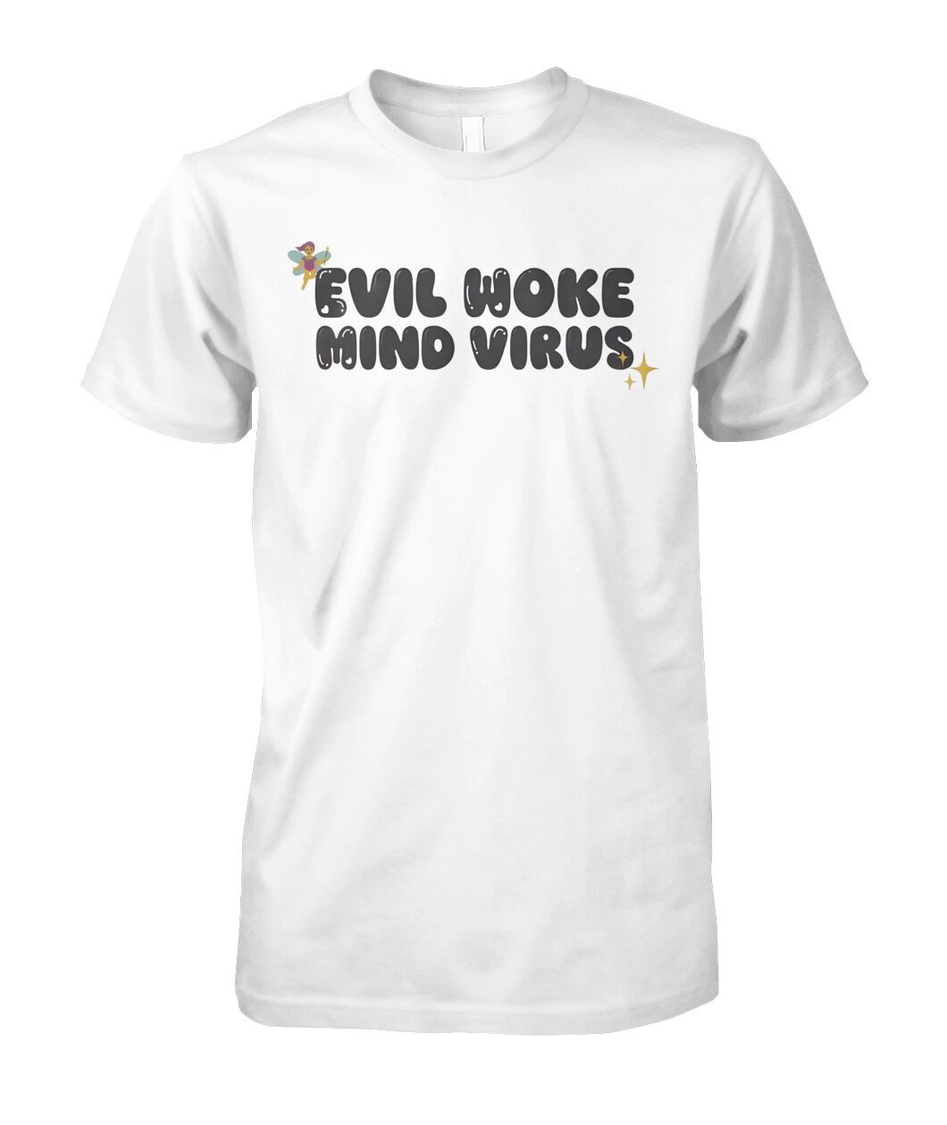 Evil Woke Mind Virus Shirt Viral Political Meme Graphic Tees Gift For Protest Fans