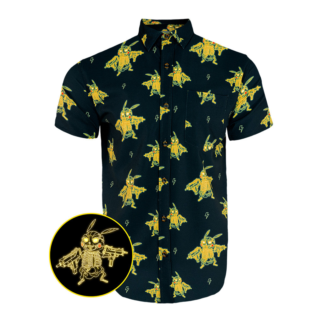 Evolution 4 Button Down Shirt Tactical Hawaiian Shirt Gifts For Gun Lovers
