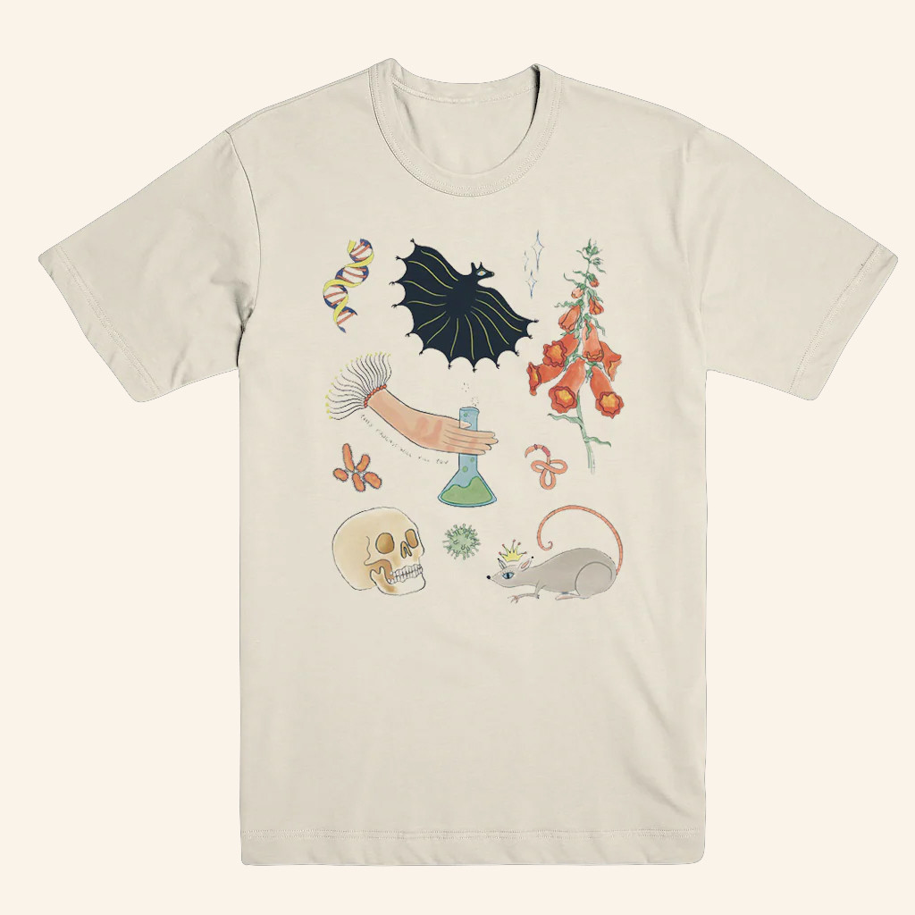 Exactly Right Merch This Podcast Will Kill You Science Storybook T-Shirt Gifts For Friends