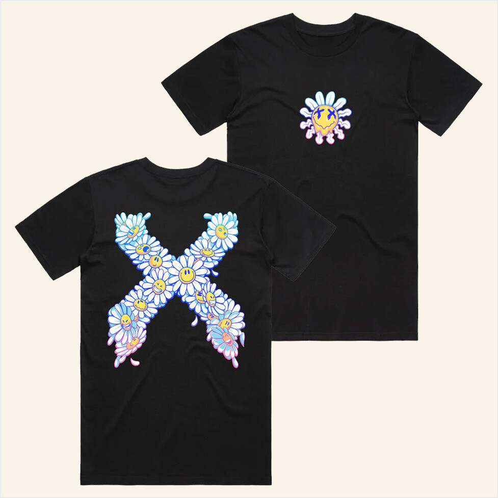 Excision Merch Excision Daisy T-Shirt Gift Ideas For Friends Birthday Gifts For Fans