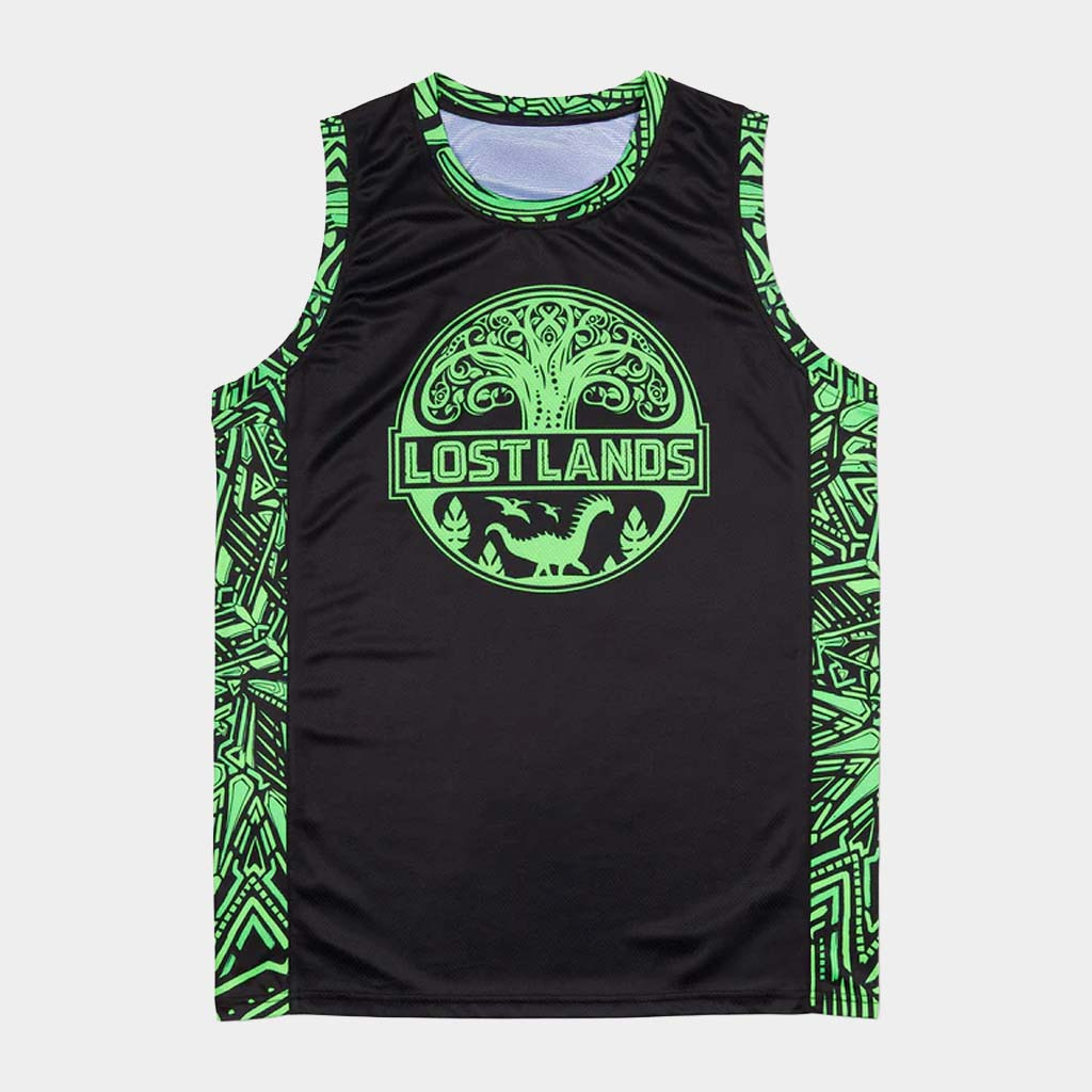 Excision Merch Excision Green Lost Lands Basketball Jersey Present For Husband