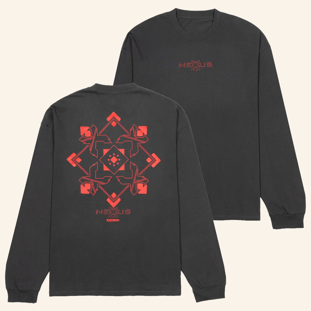 Excision Merch Nexus Tour Long Sleeve Shirt Gifts Ideas For Music Lovers Excision Merch Nexus Tour Long Sleeve Shirt Gifts Ideas For Music Lovers