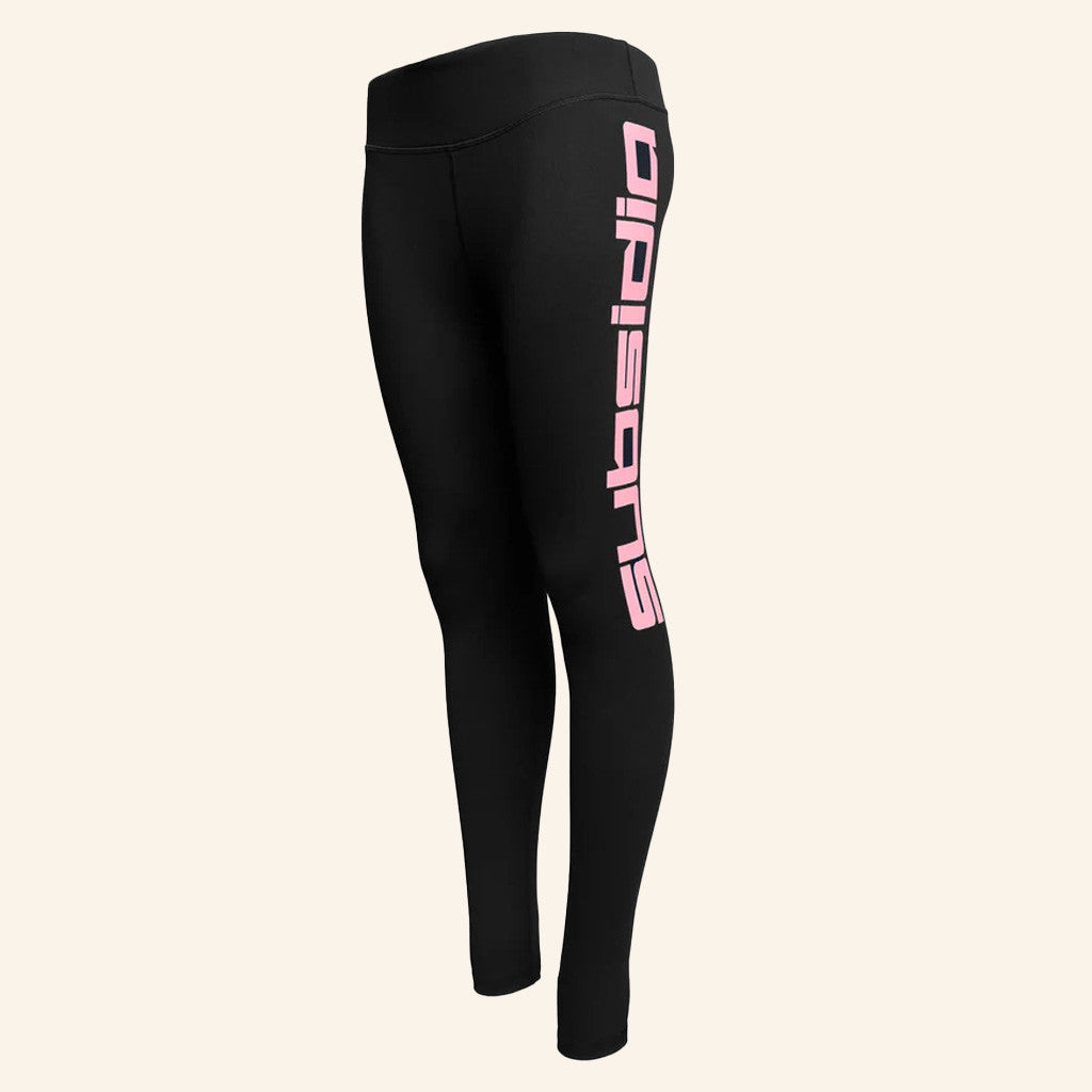 Excision Merch Subsidia Mid Waist Leggings Black Pink Gifts For Wife