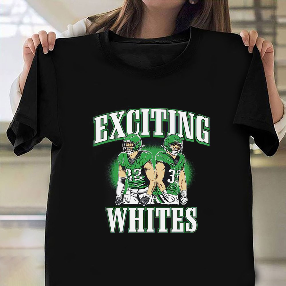 Exciting Whites Shirt Eagles Cooper Dejean Exciting Whites T-Shirt Eagles Fan Merch