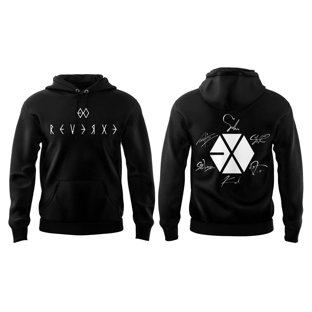 EXO's 8th Full-Length Album REVERXE Hoodie Fan Apparel Birthday Gift Ideas For Husband