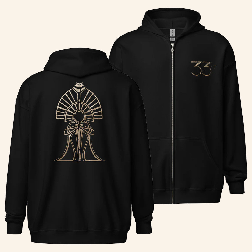 Expedition 33 Merch Paintress Full Zip Hoodie Expedition 33 Hoodie Gifts For Brother