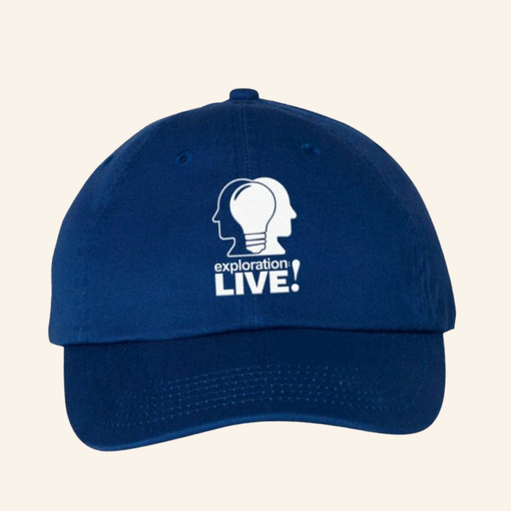 Exploration Live Merch Logo Blue Hat Christmas Presents For Him Exploration Live Merch Logo Blue Hat Christmas Presents For Him