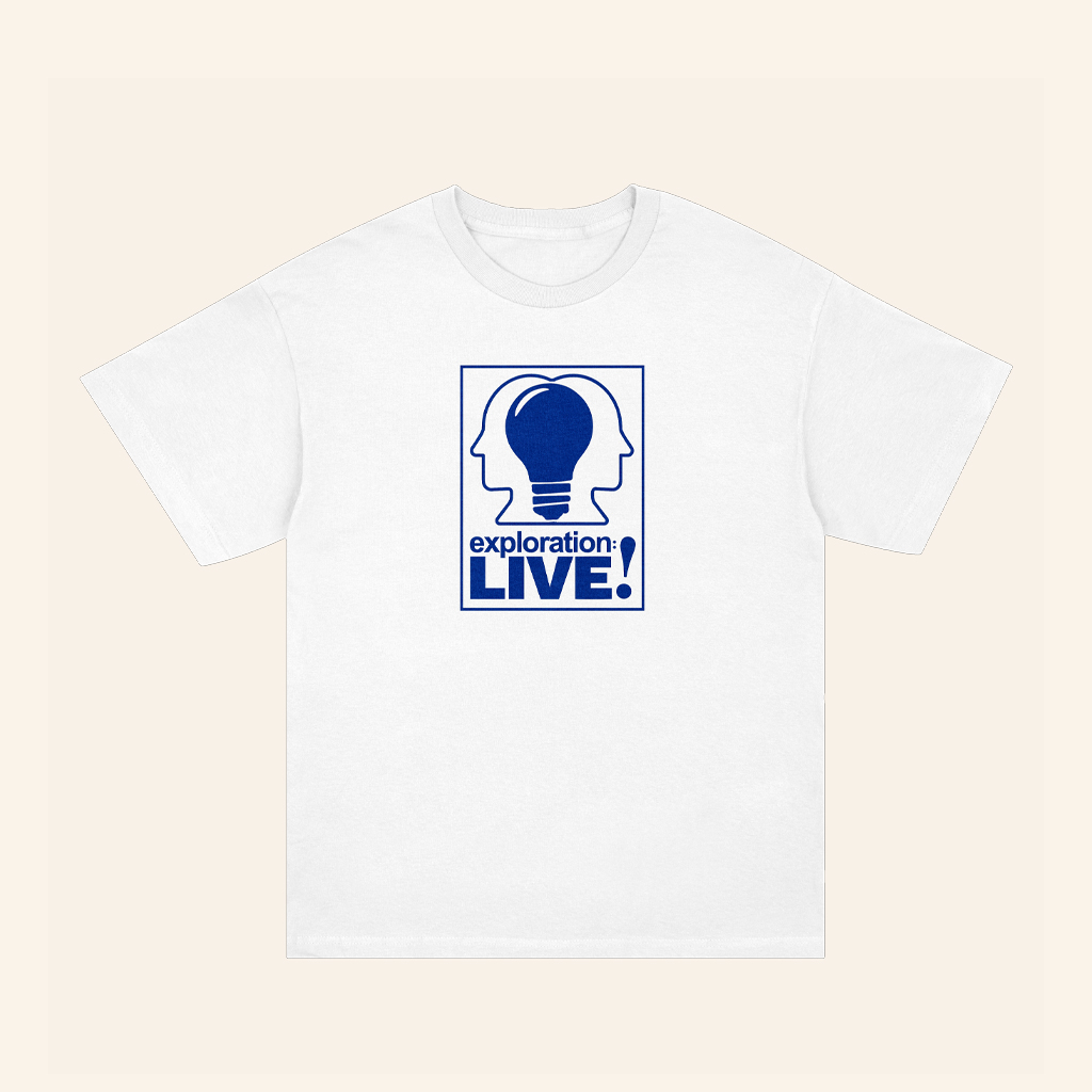 Exploration Live Merch Logo White T-Shirt Christmas Presents For Friends Exploration Live Merch Logo White T-Shirt Christmas Presents For Friends