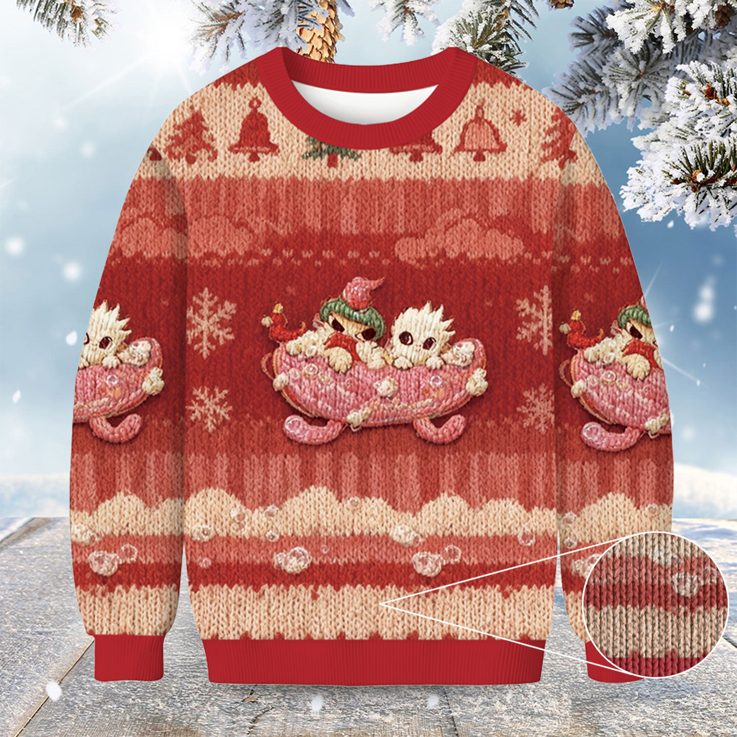 Exploring With Friends Christmas Ugly Sweater Holiday Apparel Novelty Christmas Sweater