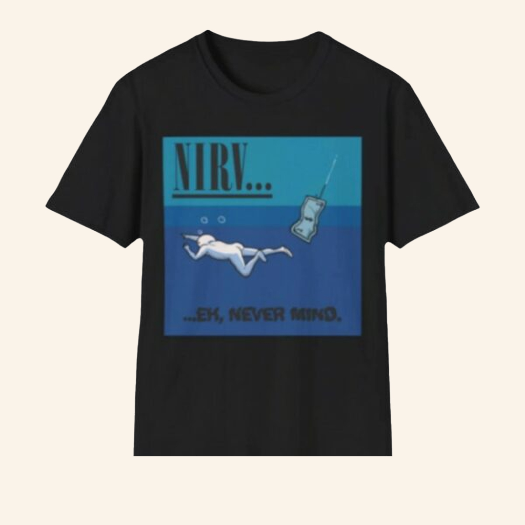 Explosm Merch Nevermind T-Shirt Christmas Present For Husband