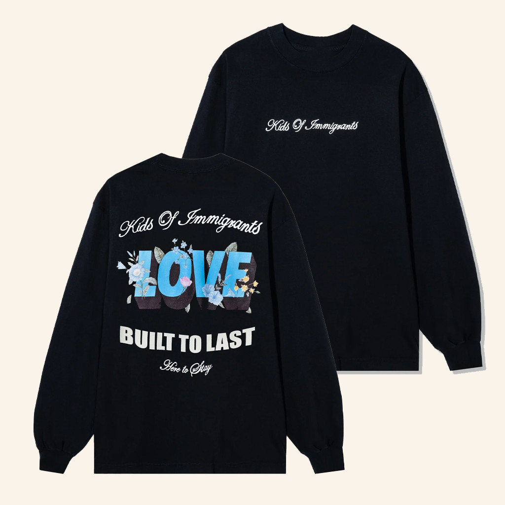 Extra Butterny Merch Kids Of Immigrants Mens Love Long Sleeve Shirt Gifts For Besties Extra Butterny Merch Kids Of Immigrants Mens Love Long Sleeve Shirt Gifts For Besties