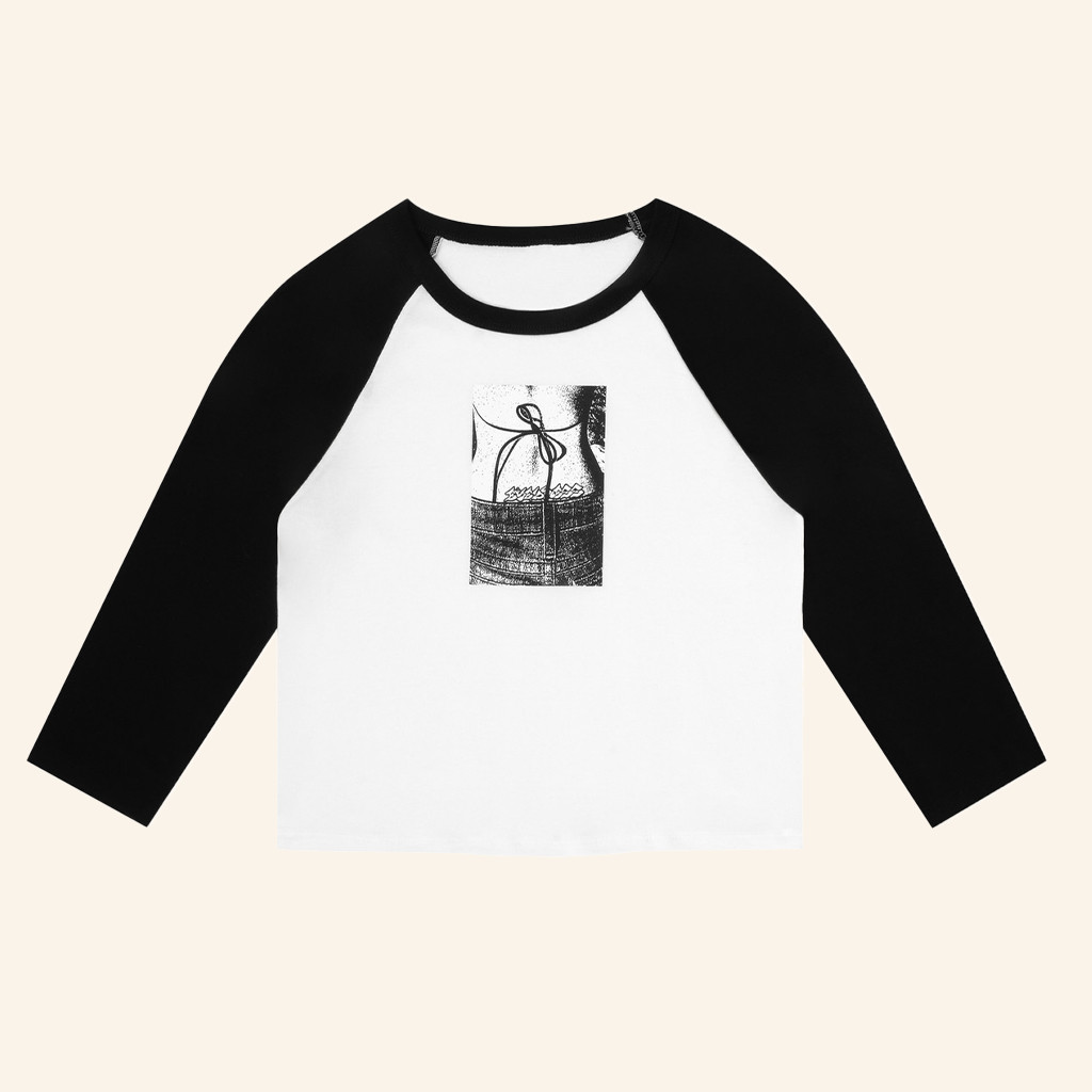 Eyedress Merch Dystopian Tramp Stamp Raglan Shirt Gifts Ideas For Her