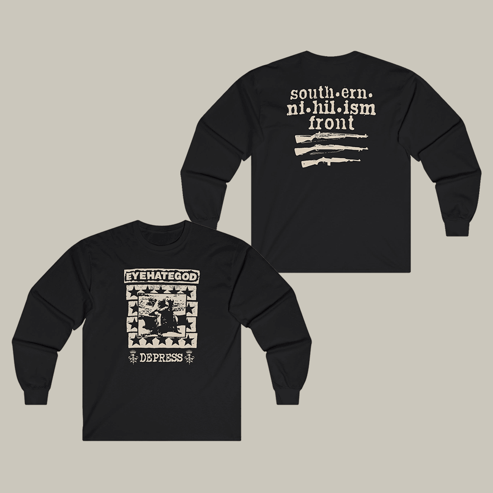 Eyehategod Depress Long Sleeve Shirt Eyehategod Clothing Line Music Band Gifts
