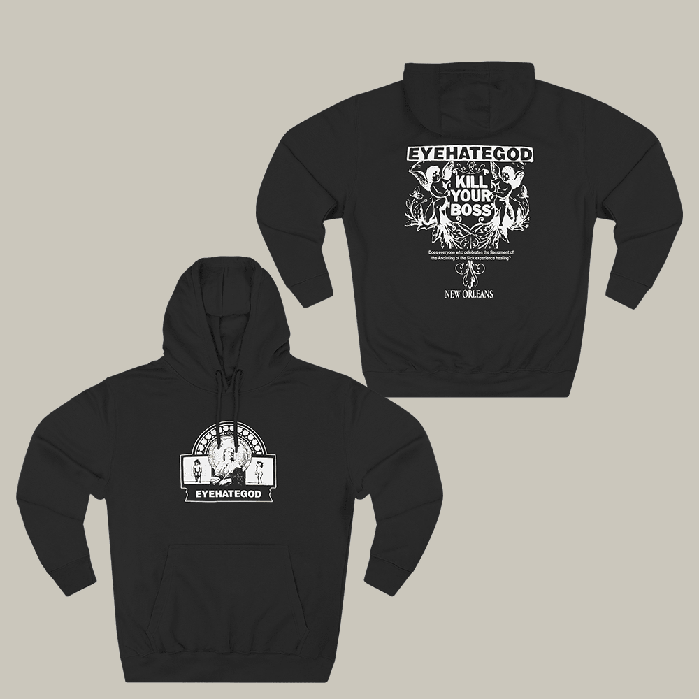 Eyehategod Kill Your Boss Hoodie Eyehategod Hooded Sweatshirt Music Gifts For Fans
