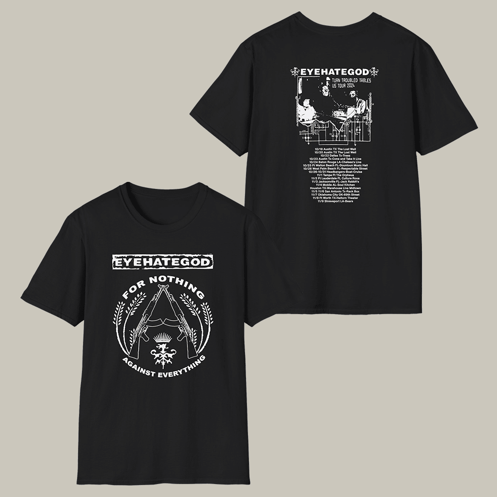 Eyehategod Turn Troubled Tables Us Tour T-Shirt Eyehategod Band Clothes Best Gift For Music Fans