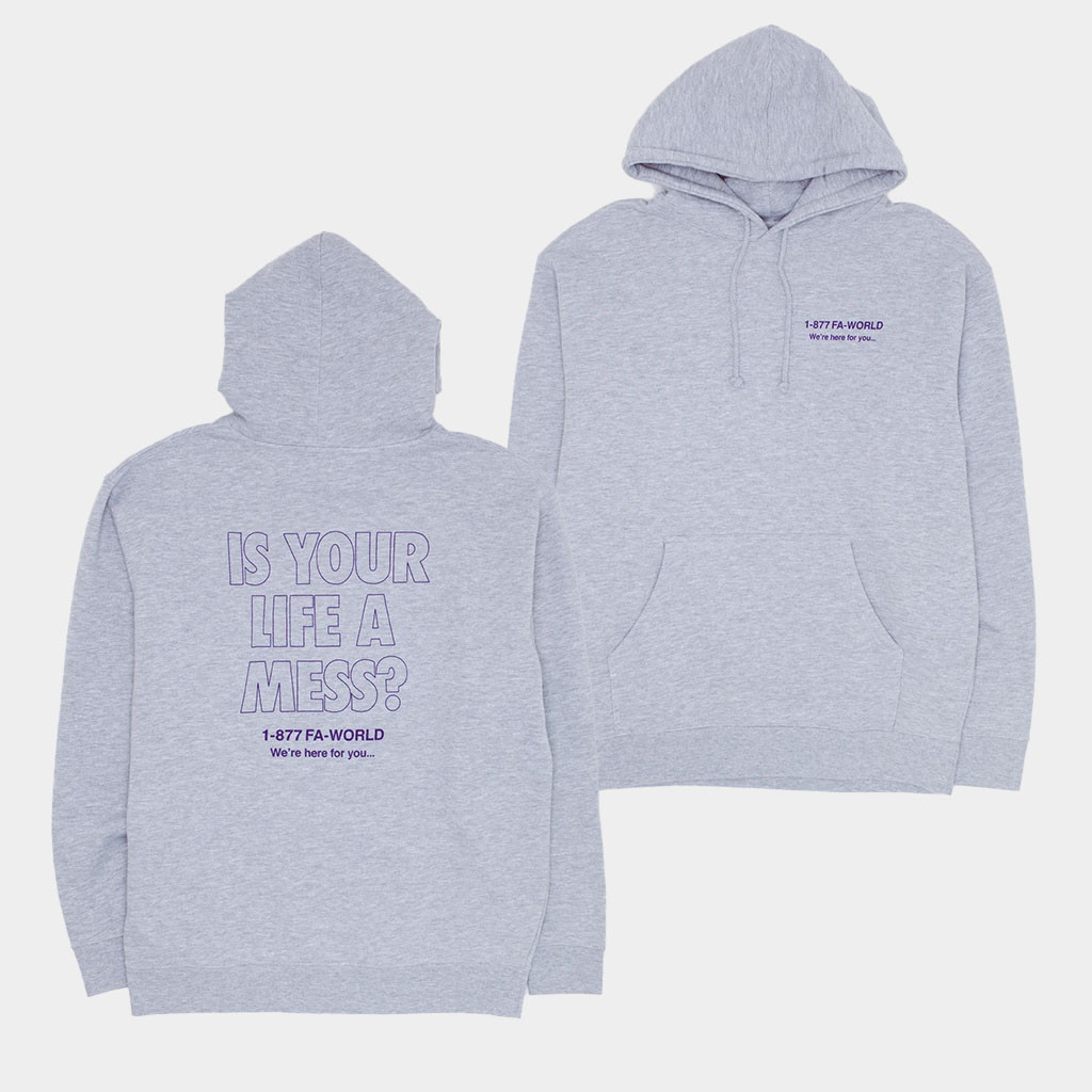 F Awesome Merch Is Your Life A Mess Hoodie Birthday Present For Husband-1