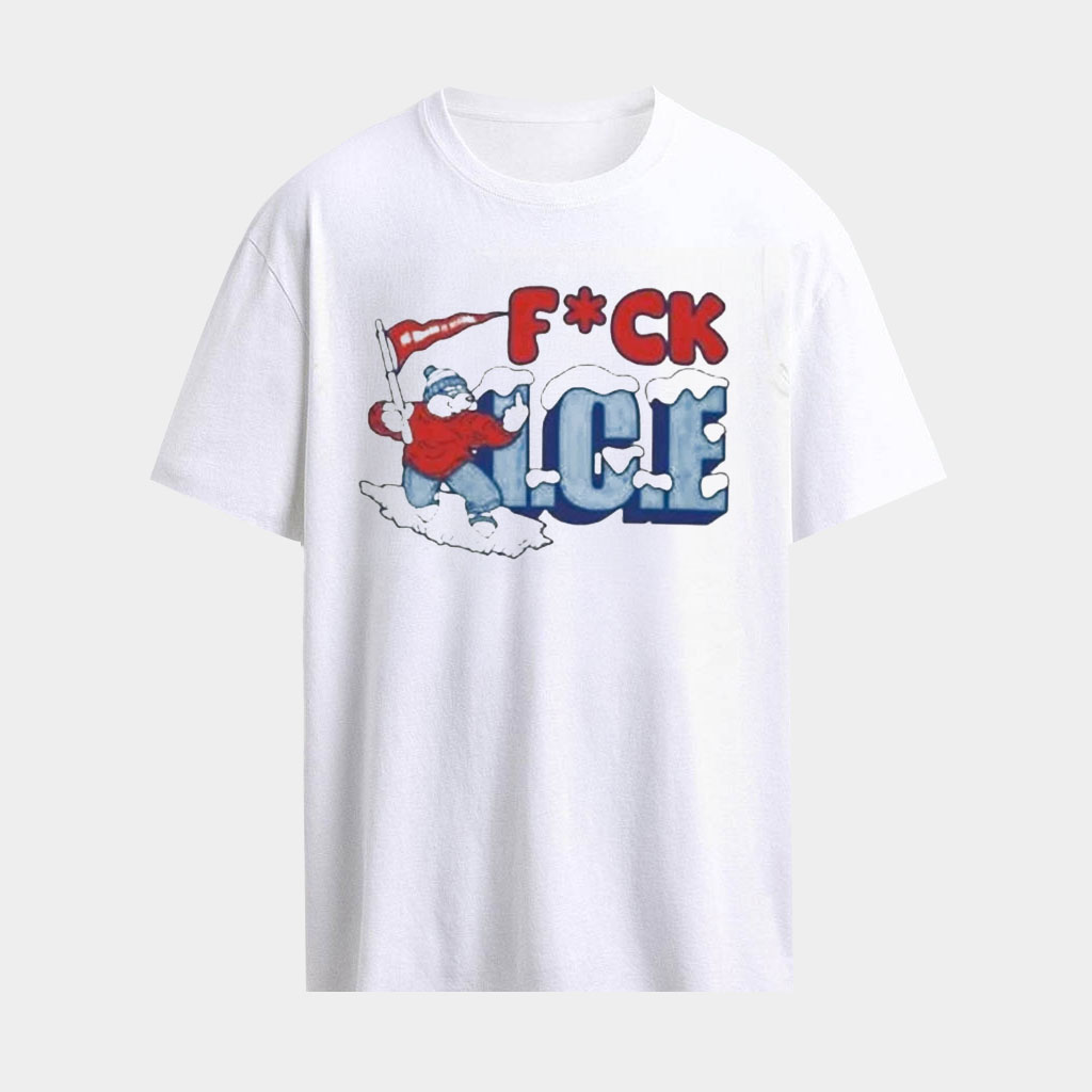 F ICE Shirt White Abolish ICE Protest T-Shirt Political Activist Gifts