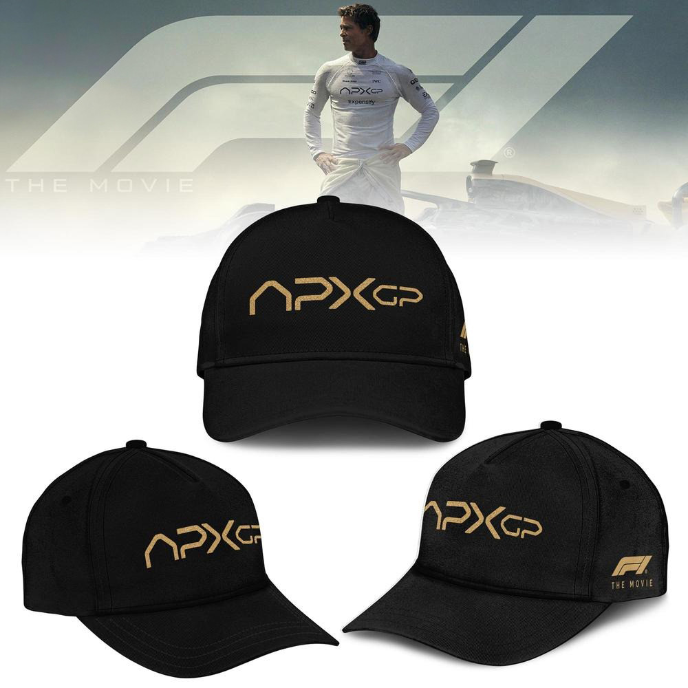 F1 The Movie 2025 APXGP Brad Pitt Black Hat Best Gifts For Husband